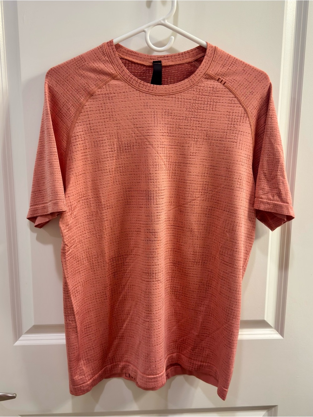 Orange Lululemon Workout T-Shirt